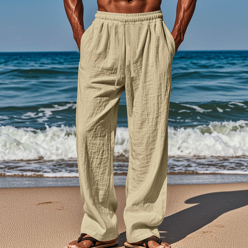 Monaco linen trousers